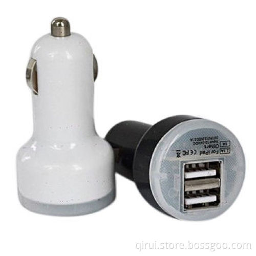 Dual USB Mobile Phone Car Charger, Accessory for iPhoneNew
